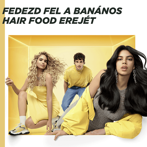 GARNIER Fructis Hair Food Banana tápláló hajmaszk 400 ml