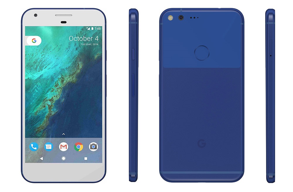 Google Pixel - modrý variant