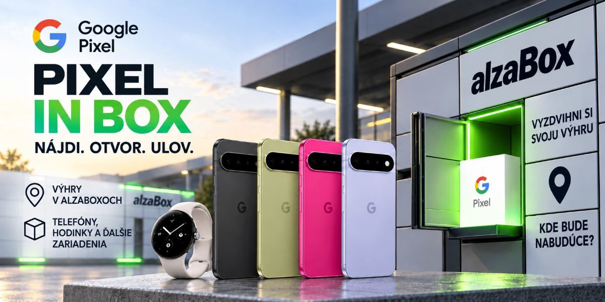 Google Pixel in Box – súťaž o telefóny Google Pixel a hodinky Pixel Watch
