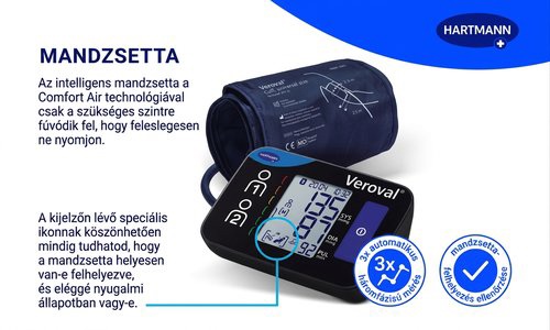 HARTMANN Veroval compact + connect felkaros vérnyomásmérő
