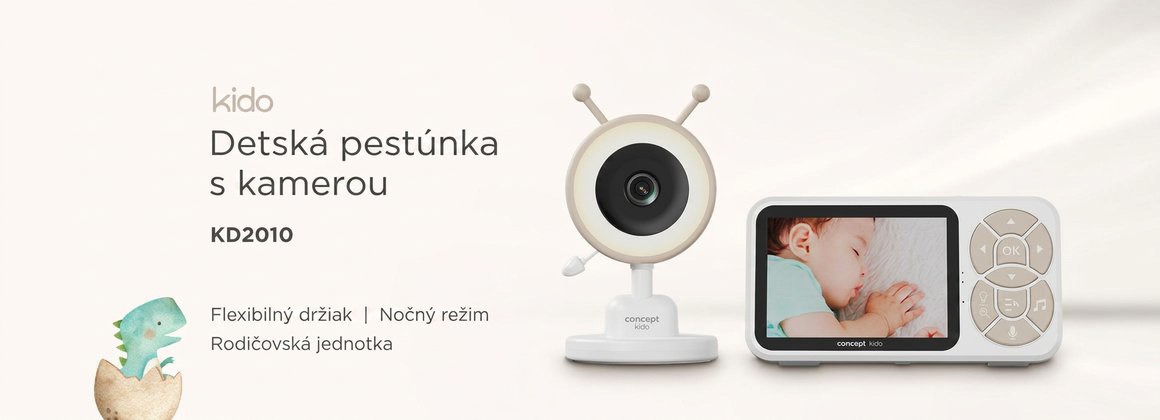 Detská pestúnka Concept KD2010 Kido s kamerou