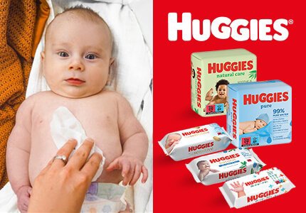 HUGGIES® vlhčené ubrousky