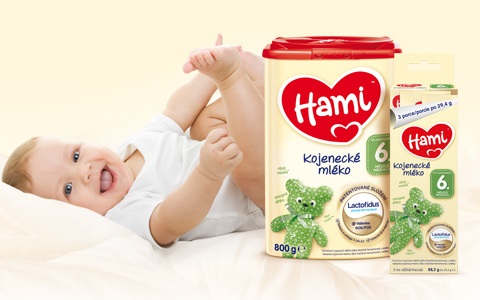 Dojčenské mlieka Hami