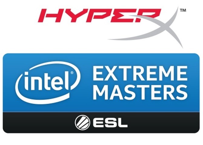 HyperX a Intel Extreme Masters logo
