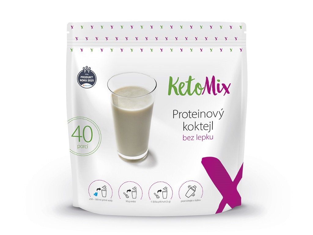 KetoMix Proteinový koktejl 1200 g, 40 porcí 