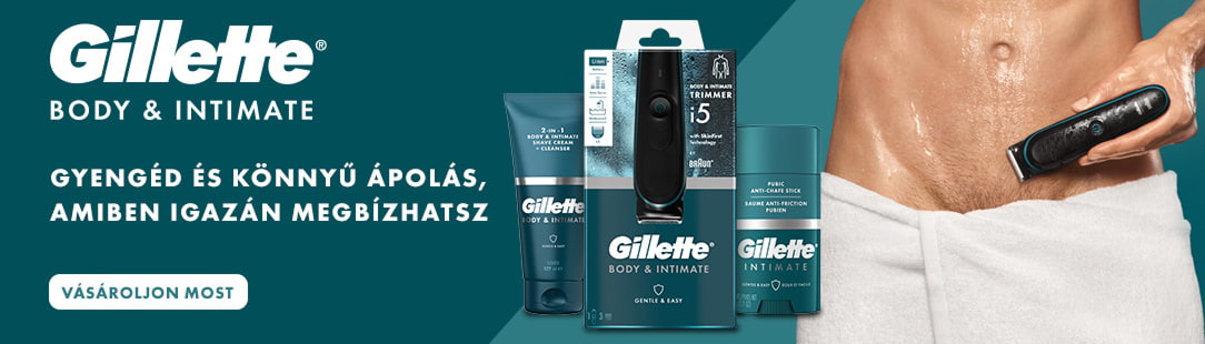 Gillette Venus intim borotválás