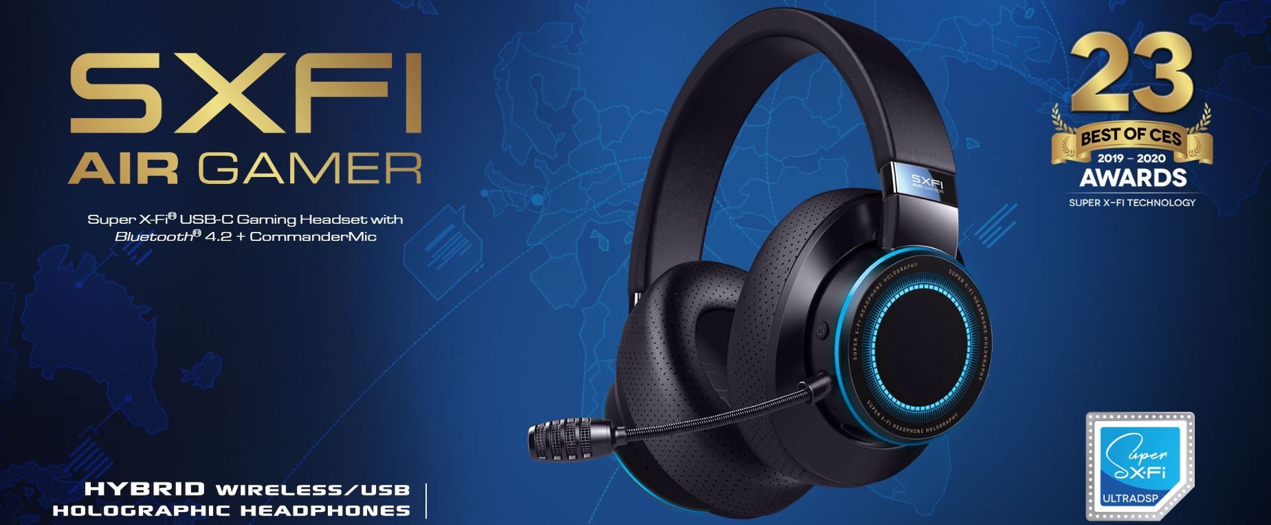 Slúchadlá herné Creative SXFI Air Gamer