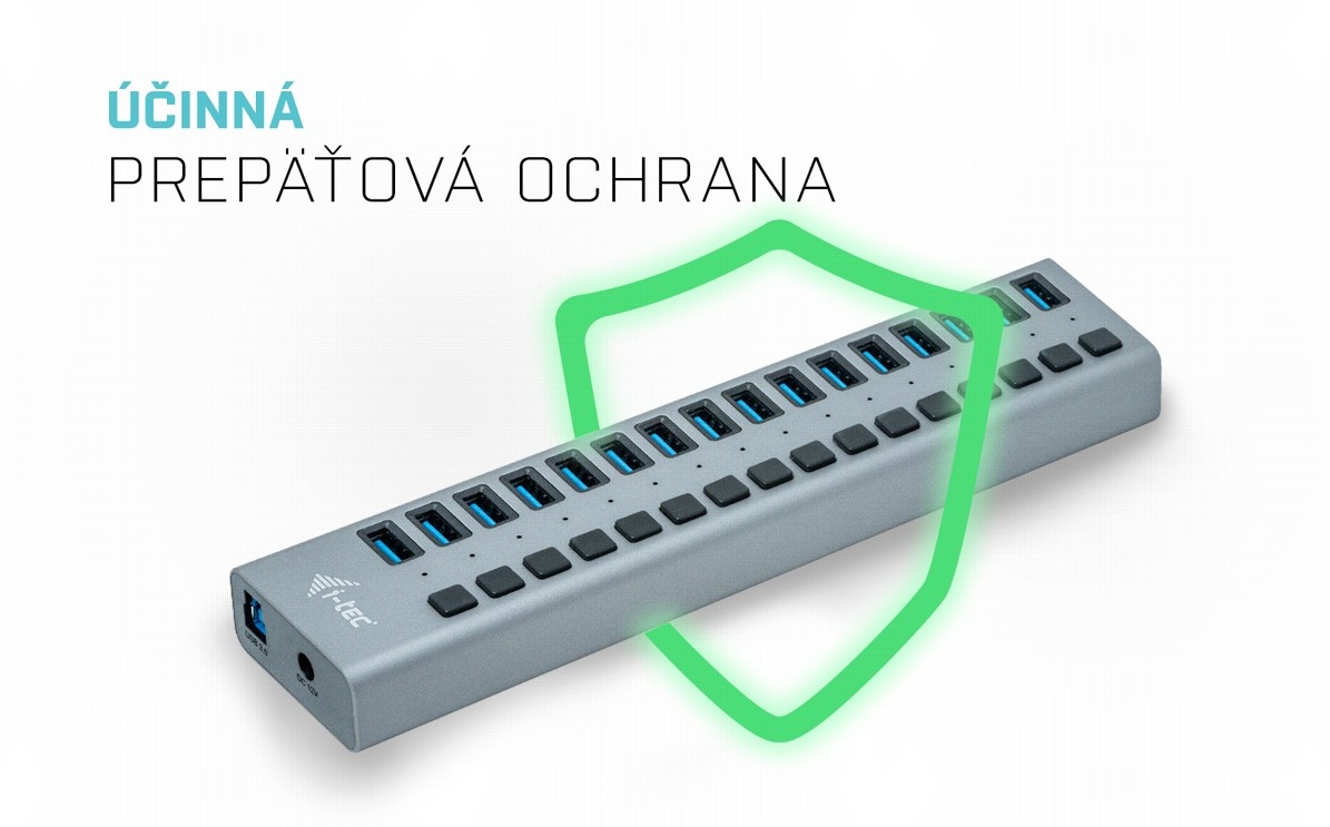 USB hub I-TEC USB 3.0 Charging HUB 16 port