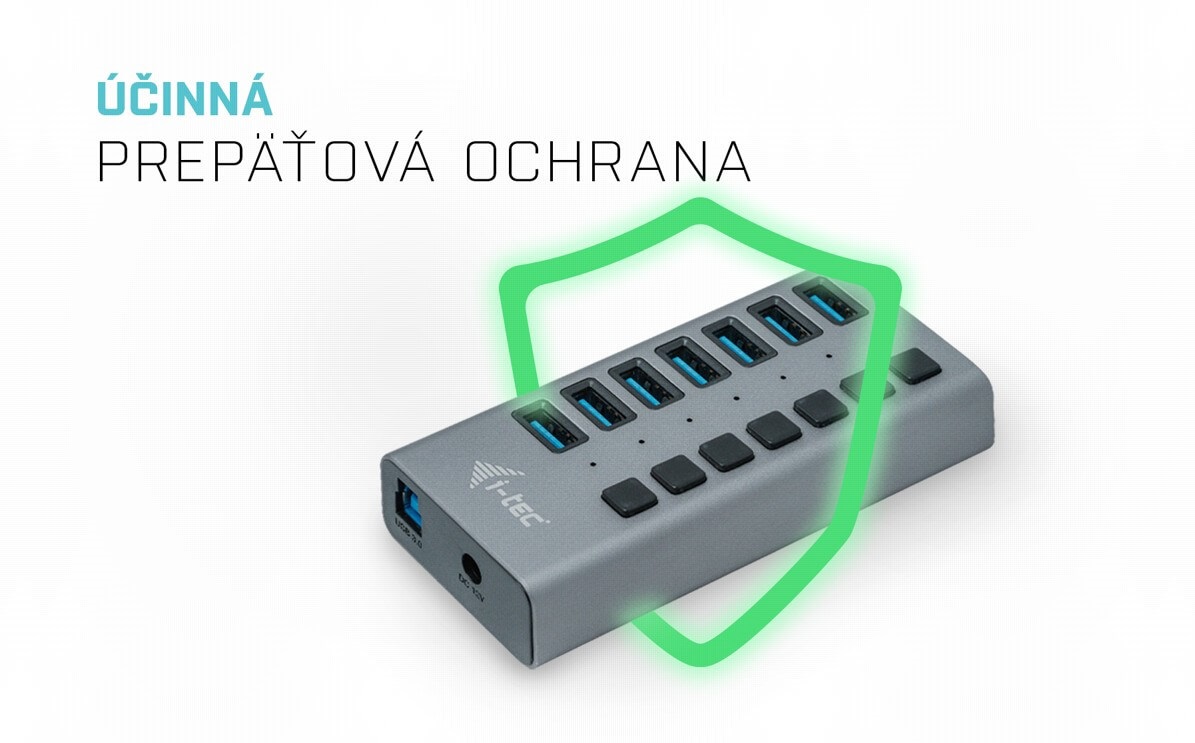USB hub I-TEC USB 3.0 Charging HUB 7 port