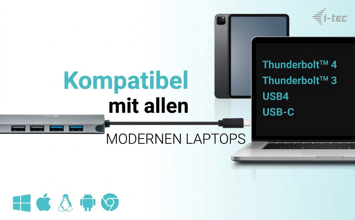 i-tec USB-C Metall-Nano-Dockingstation