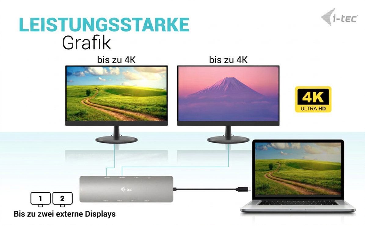i-tec USB-C Metall-Nano-Dockingstation