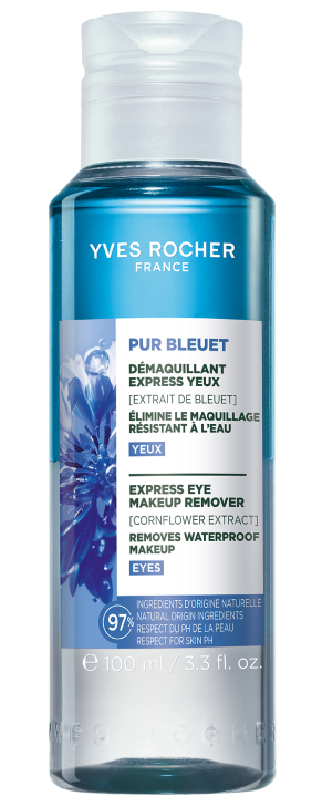 YVES ROCHER Express Eye Makeup Remover with Cornflower 100 ml