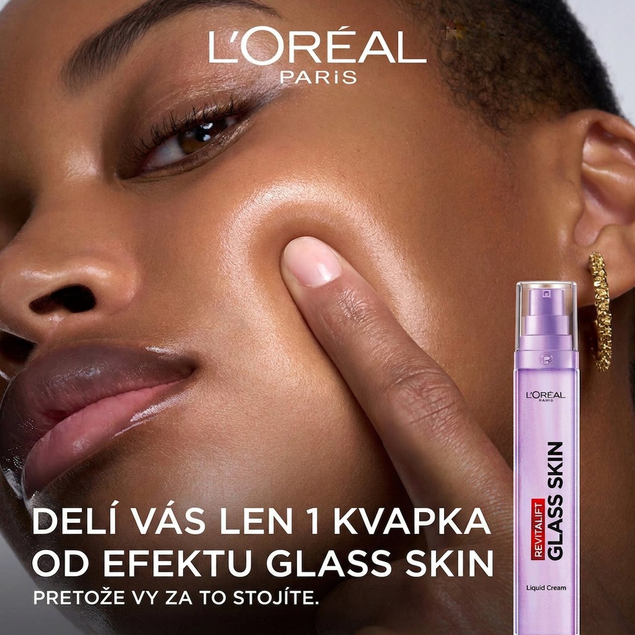 Pleťový krém L'ORÉAL PARIS Revitalift Filler Glass Skin 50 ml Pleťový krém L'ORÉAL PARIS Revitalift Filler Glass Skin 50 ml