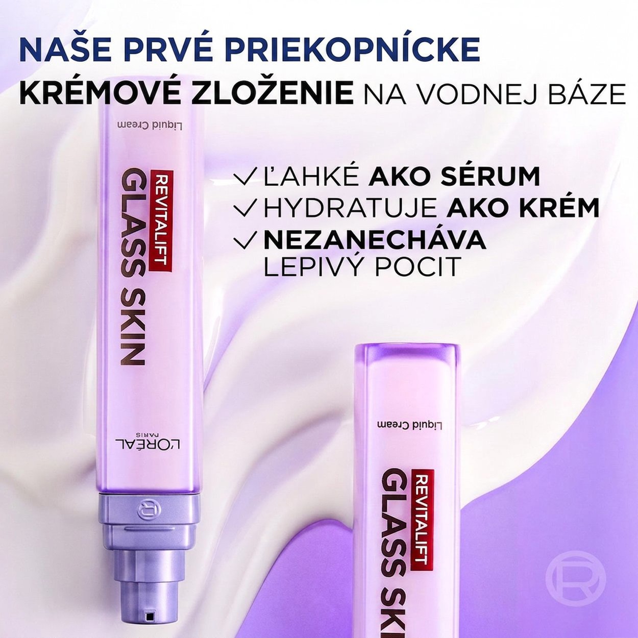 Pleťový krém L'ORÉAL PARIS Revitalift Filler Glass Skin 50 ml Pleťový krém L'ORÉAL PARIS Revitalift Filler Glass Skin 50 ml