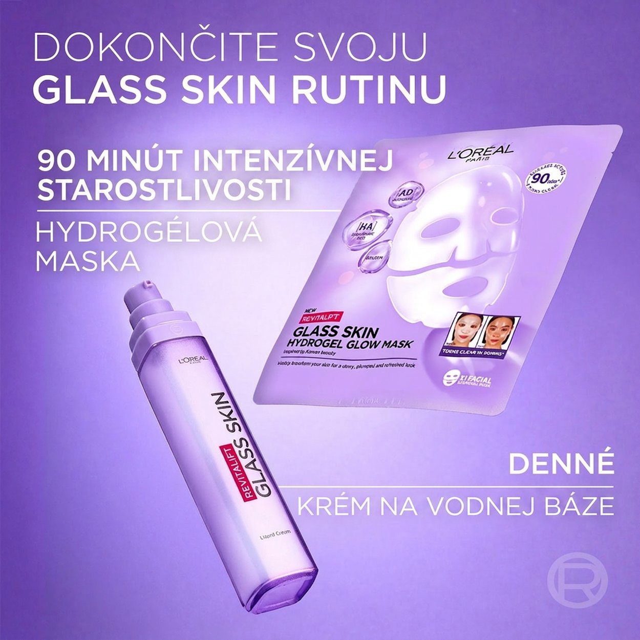 Pleťový krém L'ORÉAL PARIS Revitalift Filler Glass Skin 50 ml Pleťový krém L'ORÉAL PARIS Revitalift Filler Glass Skin 50 ml