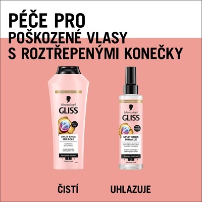 SCHWARZKOPF GLISS Split Ends Miracle Shampoo 400ml