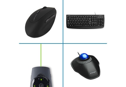 Kensington myši, prezentéry a klávesnice