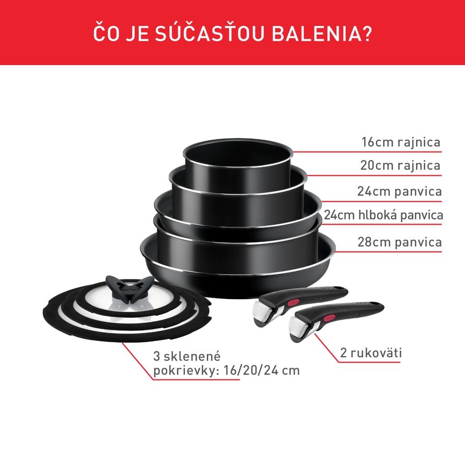 Tefal Sada riadu 10 ks Ingenio Easy On L1599143