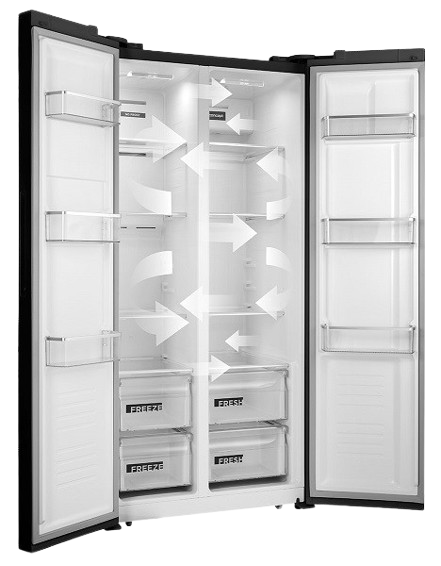 CONCEPT LA3883ss SINFONIA American fridge