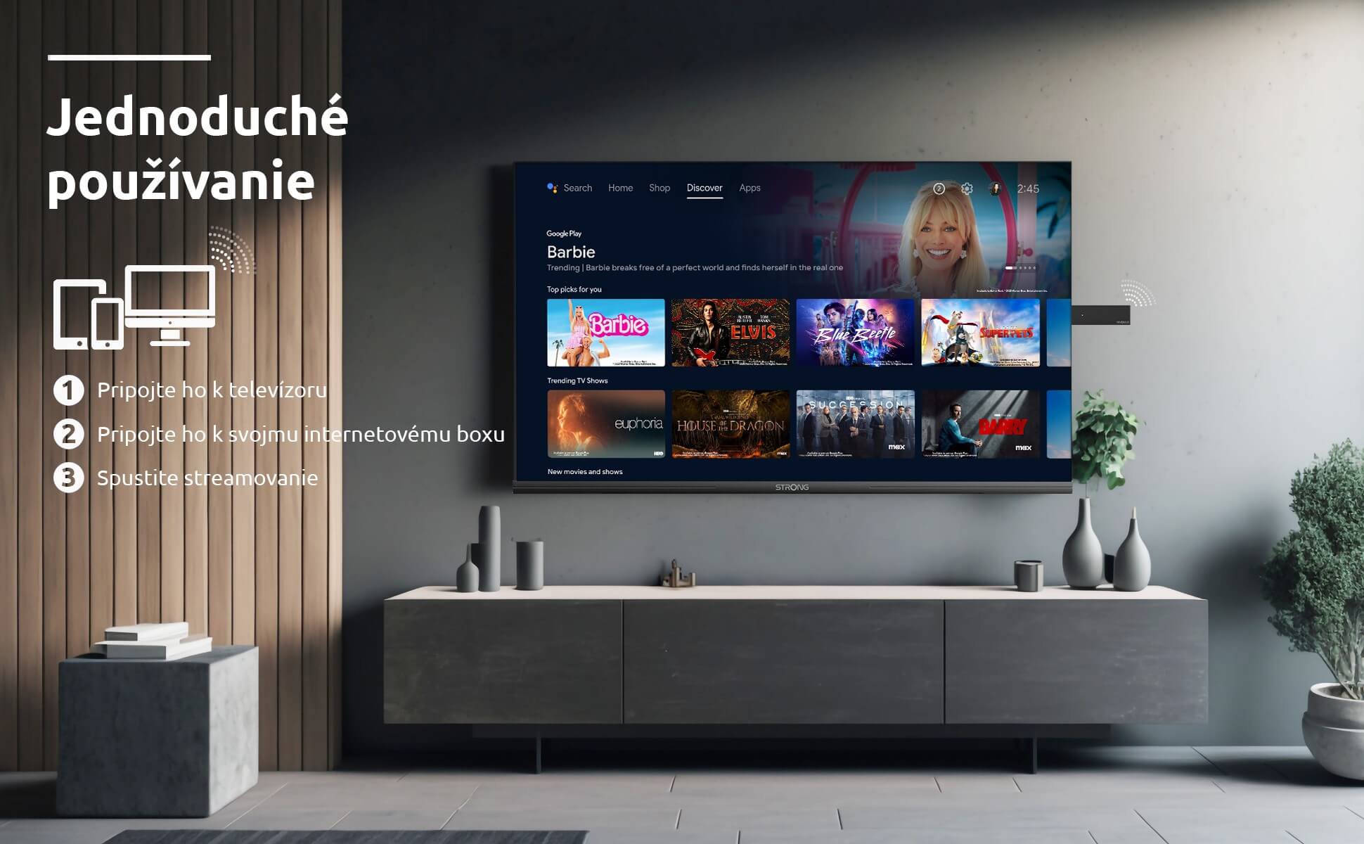 Multimediálne centrum STRONG LEAP-UNA