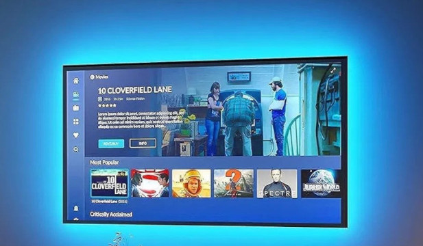 chytré led pásky za televizi