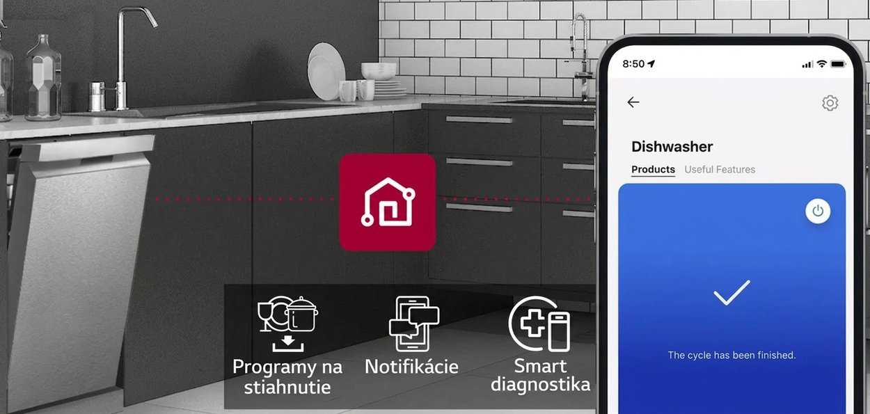 Vstavaná umývačka LG DB273TX