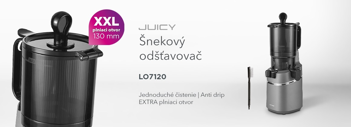 Šnekový odšťavňovač Concept LO7120 JUICY Šnekový odšťavňovač Concept LO7120 JUICY
