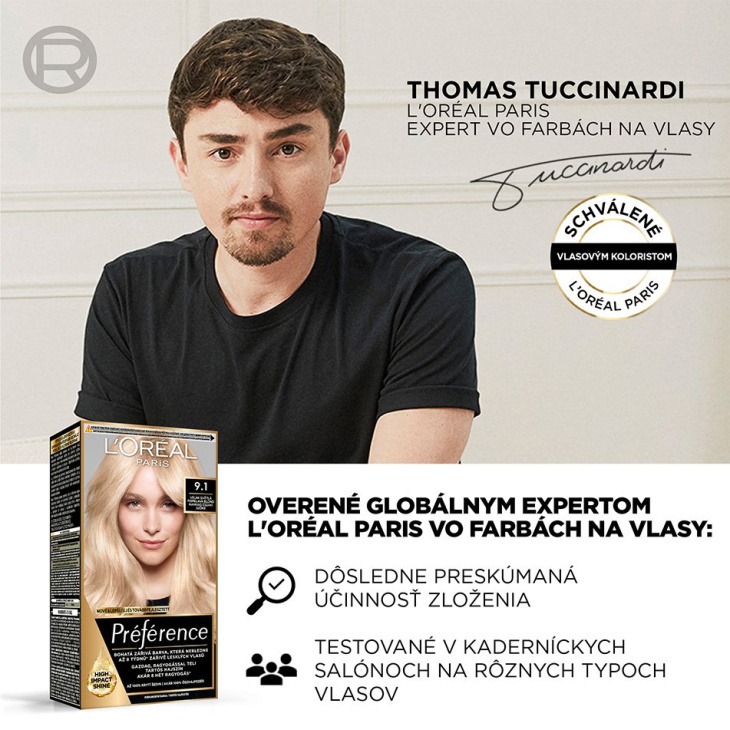 Farba na vlasy ĽORÉAL PARIS Préférence