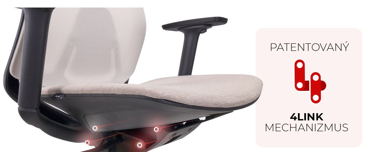 Kancelárska stolička MOSH Airflow 406