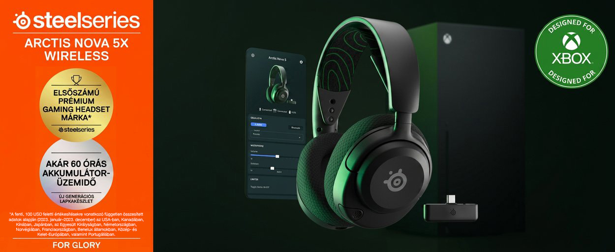 SteelSeries Arctis Nova 5X gamer fejhallgató