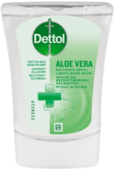 Bottle with refill for Dettol touchless soap dispenser