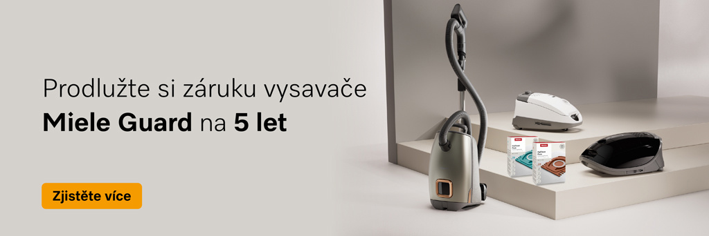 Prodloužená záruka na sáčkové vysavače Miele Guard