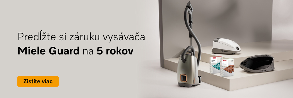 predĺžená záruka na vreckové vysávače Miele guard