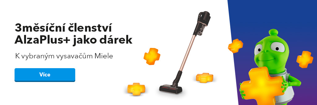 Alzaplus+ na 3 měsíce zdarma k vybraným vysavačům Miele