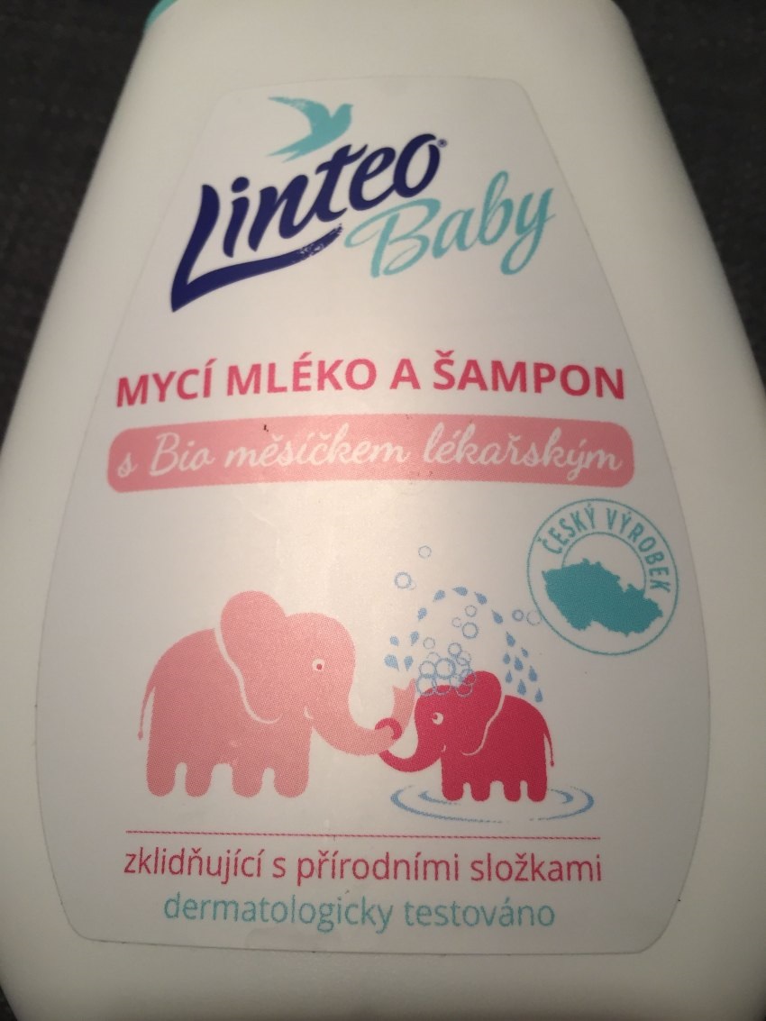 Mycí mléko a šampon Linteo Baby