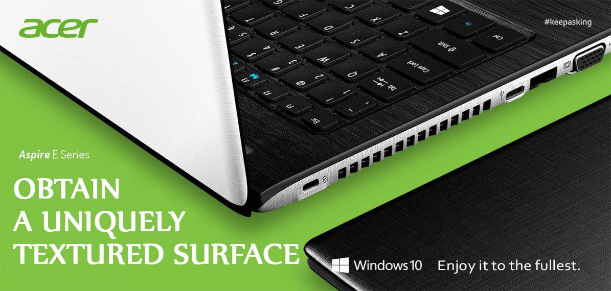 Acer Aspire E15 Obsidian Black Aluminium