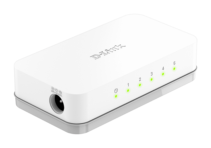 The activity is indicated by green LEDs