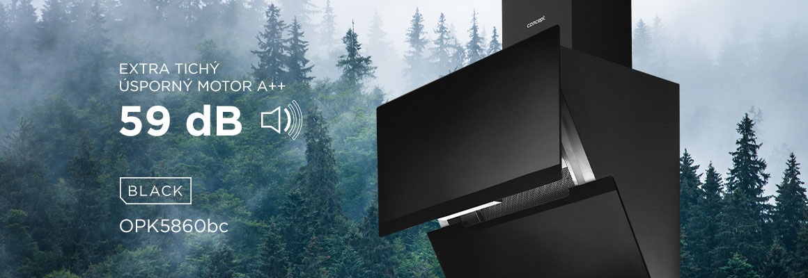 Concept OPK5860bc BLACK cooker hood Concept OPK5860bc BLACK cooker hood