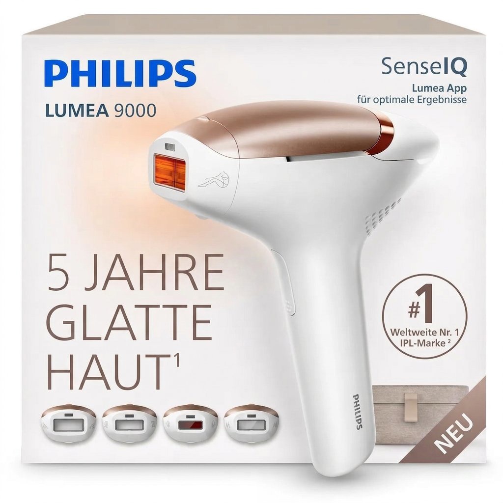 Philips Lumea IPL 9000 IPL Haarentfernungsgerät mit SenseIQ BRI984/00