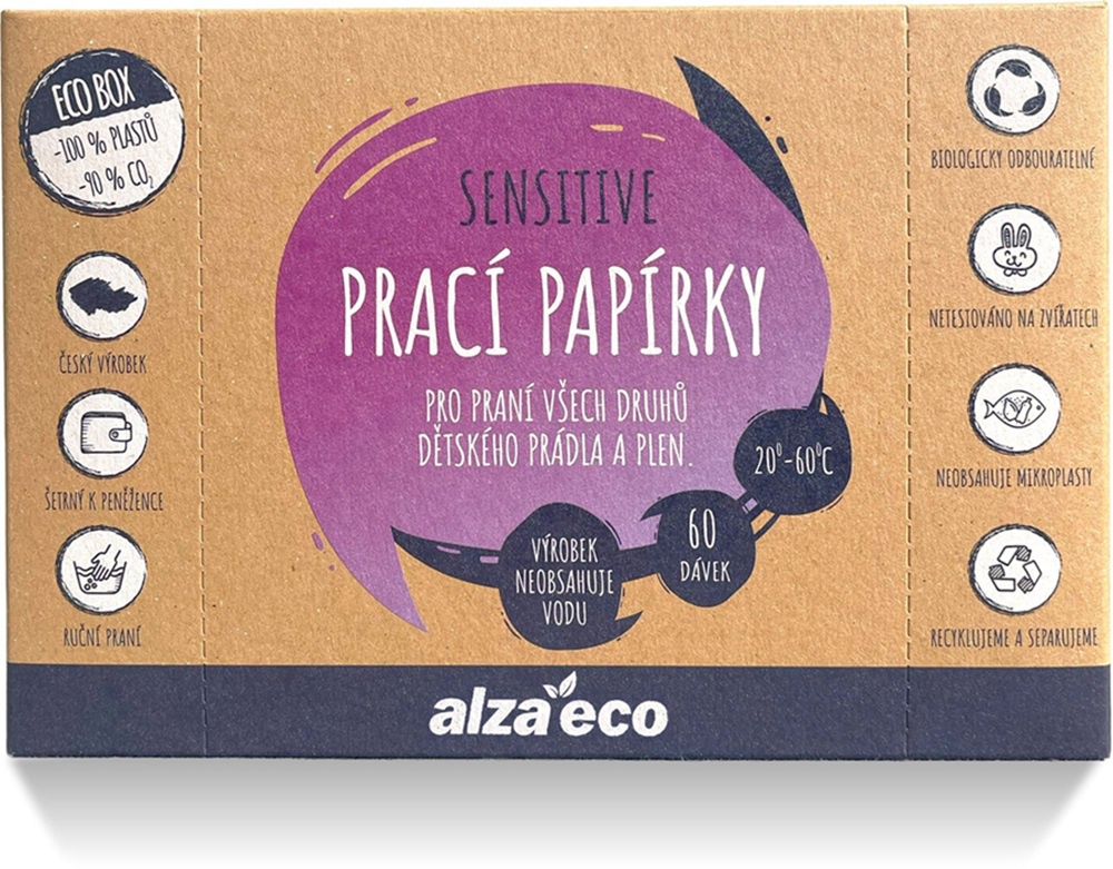 Washing papers AlzaEco Sensitive