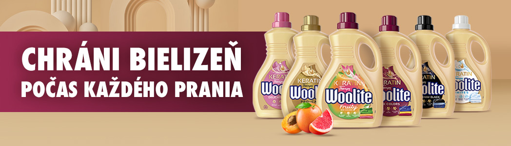Prací gél WOOLITE Whit Keratin Therapy