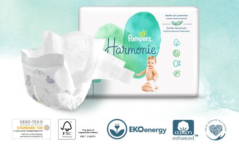 Certifikáty Pampers Harmonie