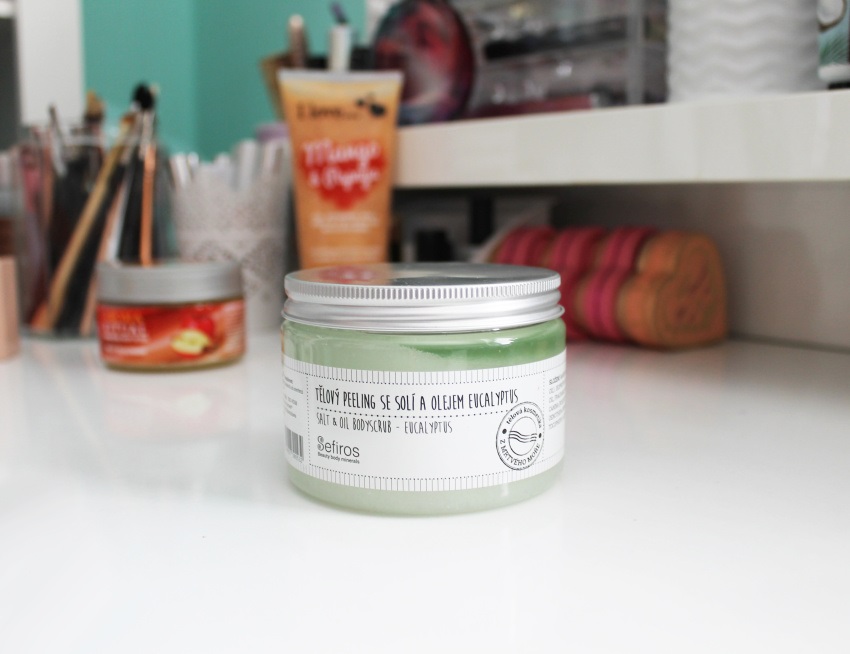 Peeling Sefiros v vůni eucalyptu