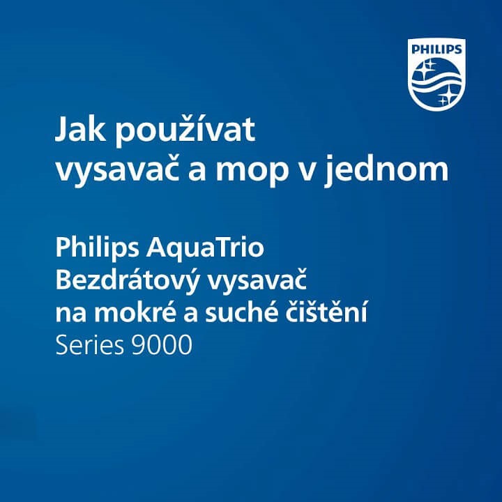 Tyčový vysavač Philips Series 9000 AquaTrio 3v1 XW9383/01