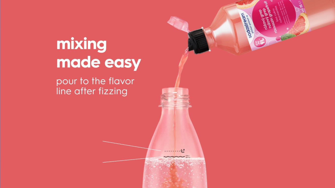 SodaStream Sirup Pink Grapefruit Zero 440 ml