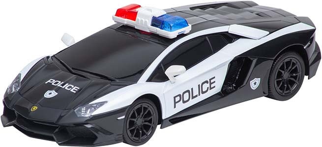 Rádiem řízený model auta – policejní Lamborghini