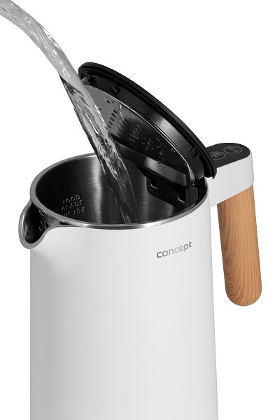 Electric kettle CONCEPT RK3301 1,5 l Salt & Pepper