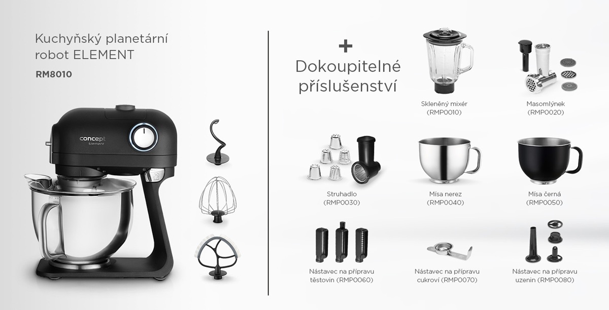 CONCEPT RM8000 ELEMENT food processor