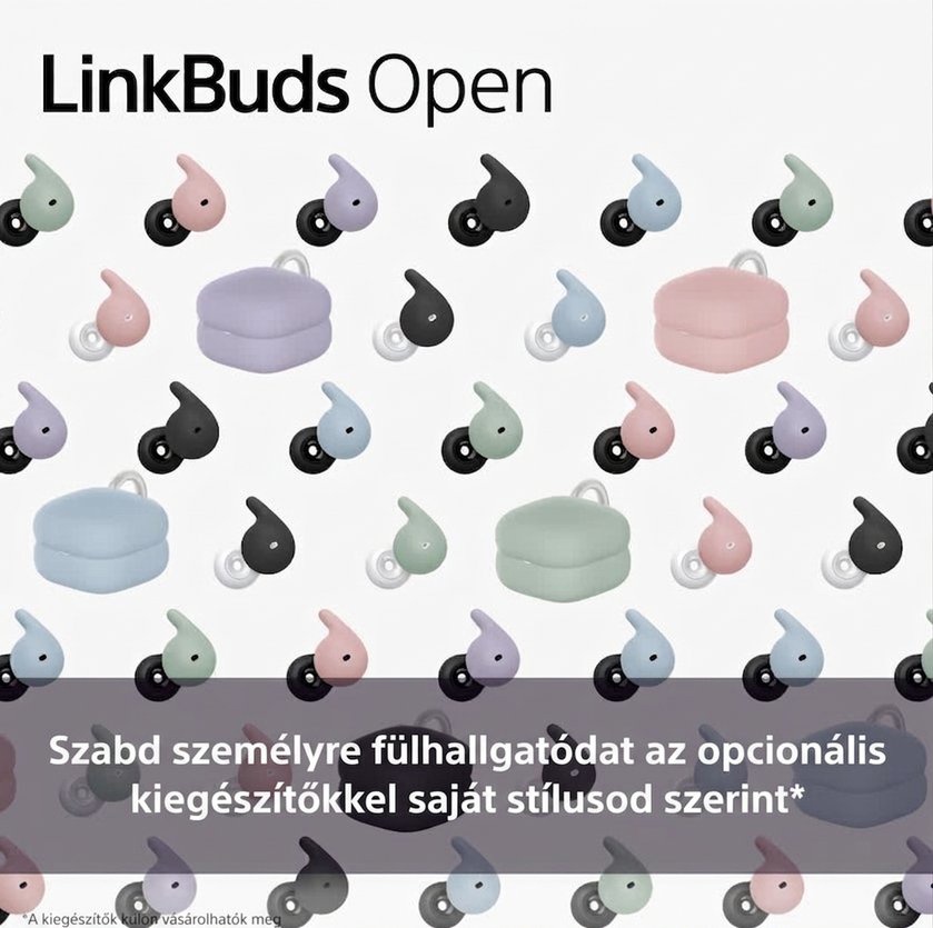 Sony LinkBuds Open különböző színváltozatokban