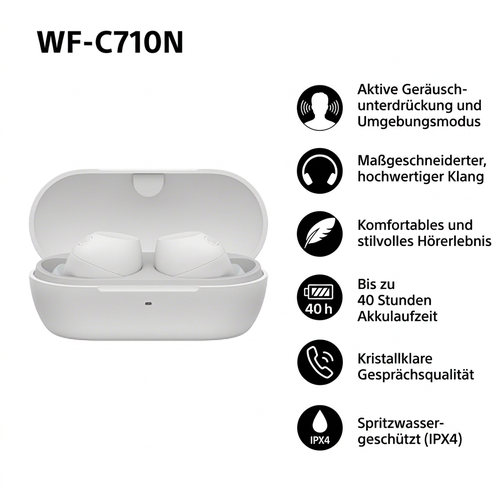 Kabellose Kopfhörer Sony Noise Cancelling WF-C710N